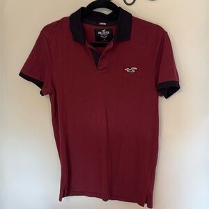 Hollister polo maroon